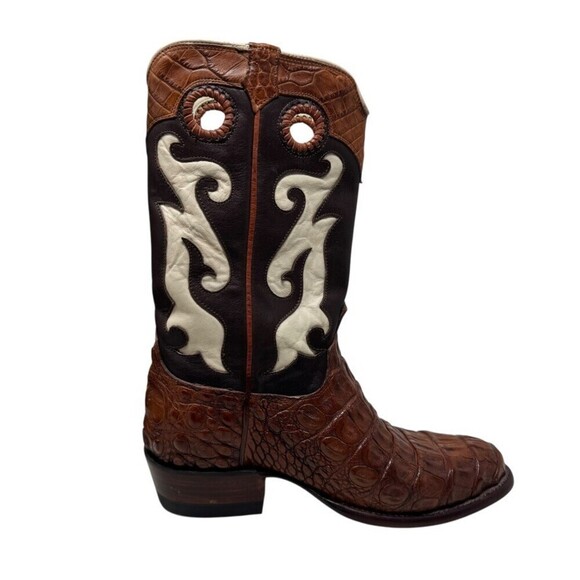 Tecovas Birthday Mens Cowboy Boots IX 9.5 EE Ltd  Hornback Alligator western NEW main image 16
